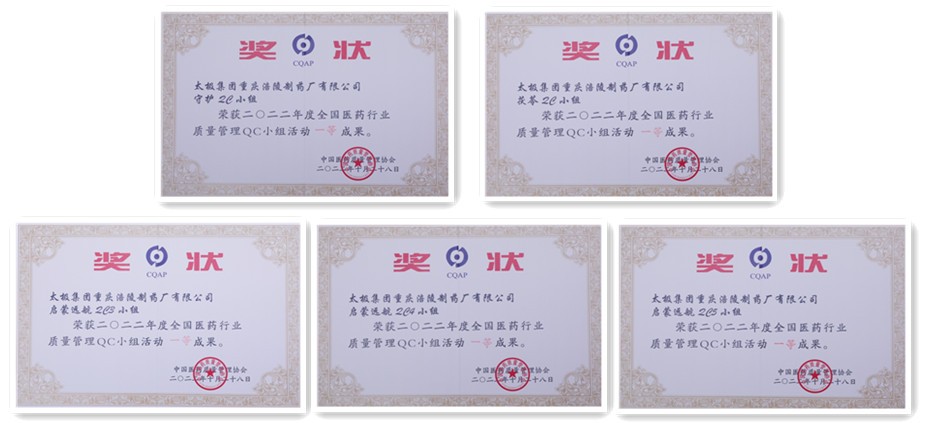 全国医药行业QC成果发表会落帷,太极集团五项成果脱颖而出,喜获佳绩